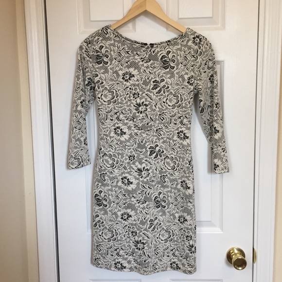 Flor Print Bodycon Dress - Picture 2 of 8